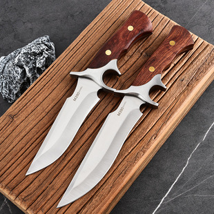 Yangjiang Tool City Breaks Three Generations of Fruit Knife High Hardness Straight Knife High Yan Value Knife Live Selling Outdoor Knife
