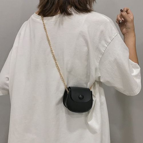 Mini bag for women, new trendy fashion chain saddle bag, internet celebrity, stylish small bag, shoulder crossbody small bag