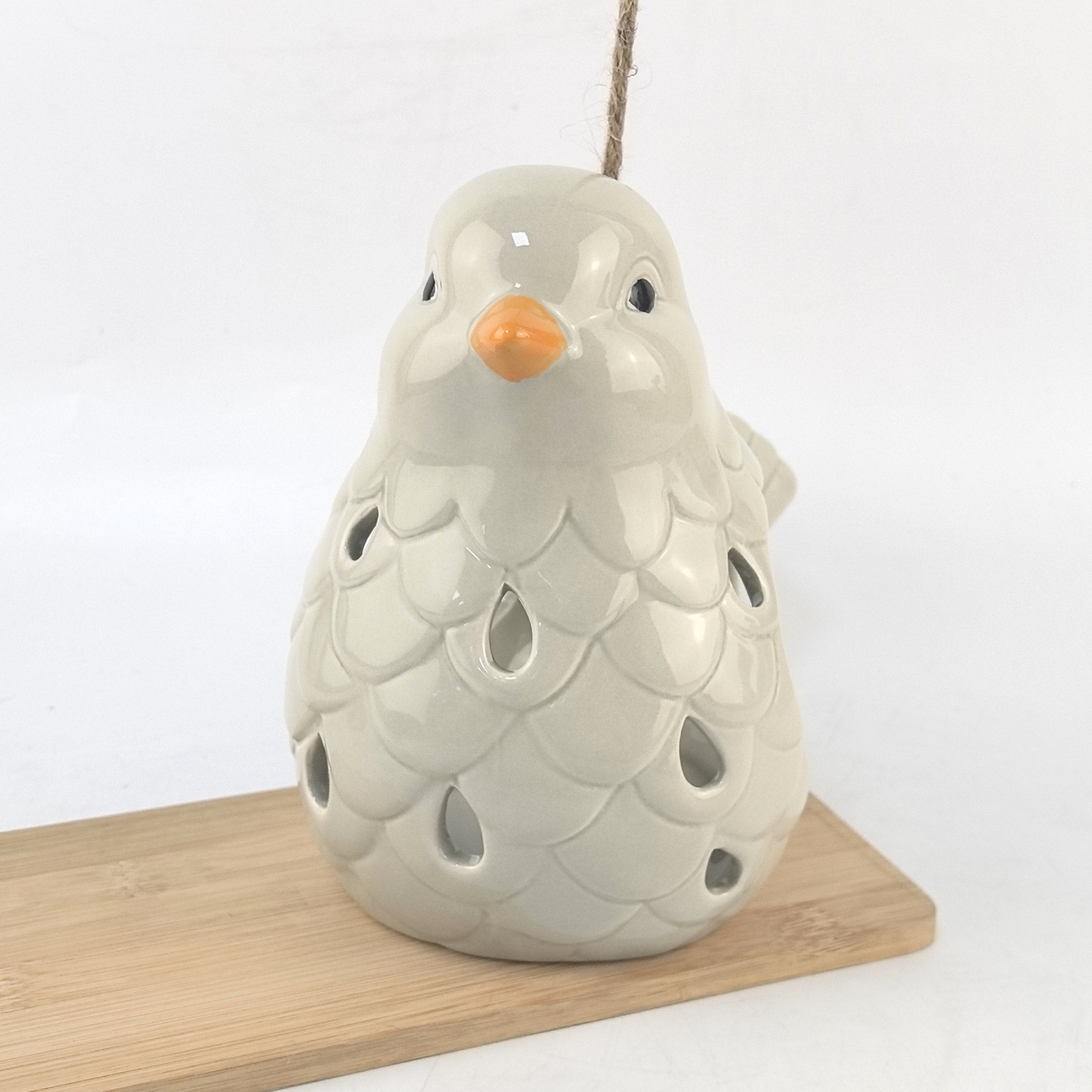 Nuevo suministro de horticultura transfronteriza Alimentador de aves Alimentador de animales de dibujos animados de Amazon Alimentador de aves para mascotas Cerámica