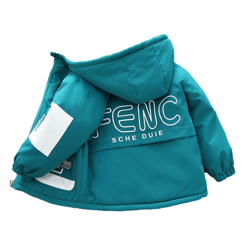 Marca de moda de invierno de los niños parka forrada de algodón acolchado abrigo 2023 nuevo estilo occidental bebé engrosado algodón acolchado Chaqueta de algodón de las niñas