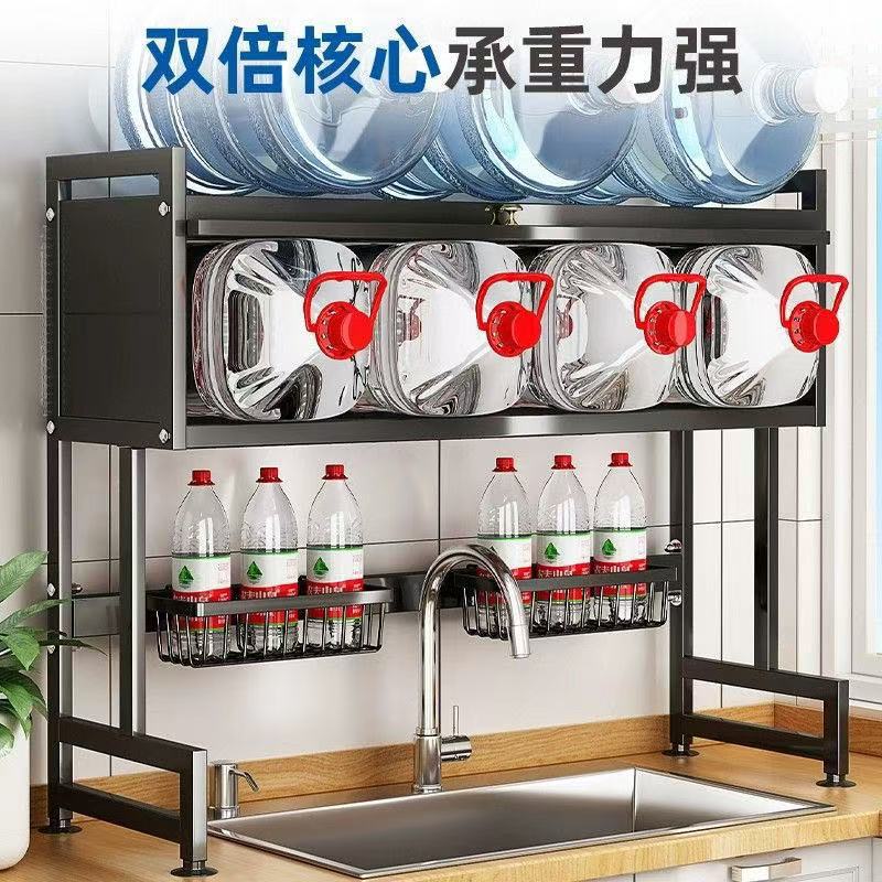 lavabo de cocina estante lavavajillas lavavajillas armario cubierta doméstica con bandeja de recepción de agua palillos bandeja de drenaje almacenamiento de platos