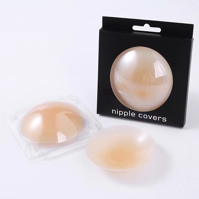 American temperature-sensitive self-adhesive solid breast stickers invisible anti-bump ultra-thin seamless silicone chest stickers for wedding dress sling American temperature-sensitive self-adhesive solid breast stickers invisible anti-bump ultra-thin seamless silicone chest stickers for wedding dress sling