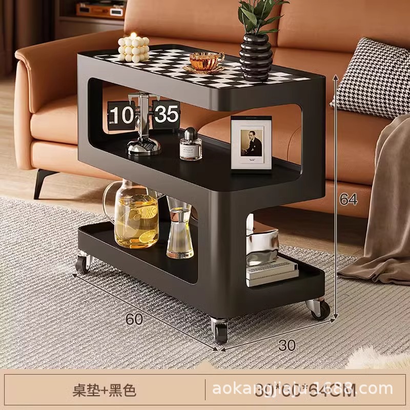 야오예 블랙 30*60+흑백 체커보드+회전 휠