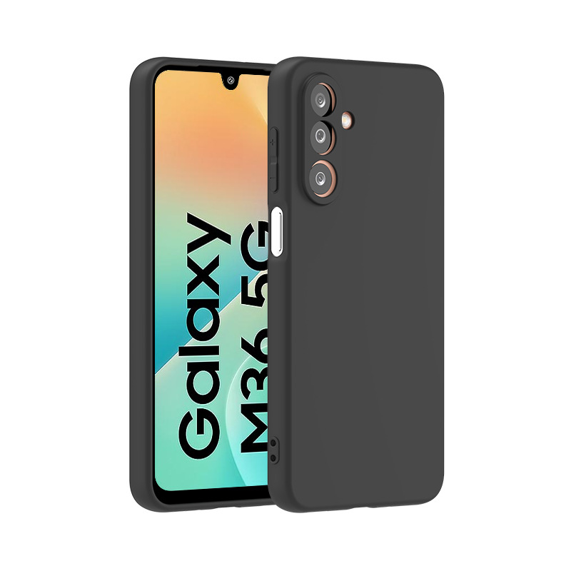 适用三星 Samsung Galaxy A37 5G磨砂手机壳TPU素材黑色简约A57