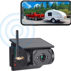 ソーラー 7inch デスクトップ モニター ワイヤレス カー HD 赤外線ナイト ビジョン トラック反転画像カメラ