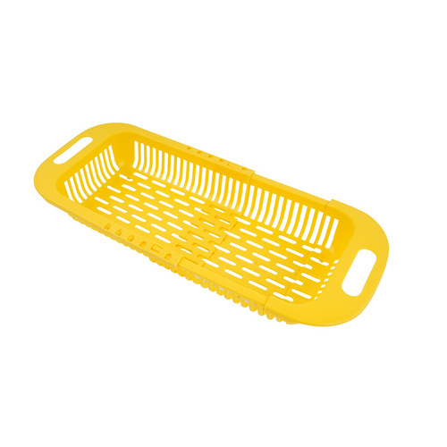 Manufacturer wholesale retractable drain basket new creative home kitchen sink drain rack adjustable price drain vegetable and fruit basket