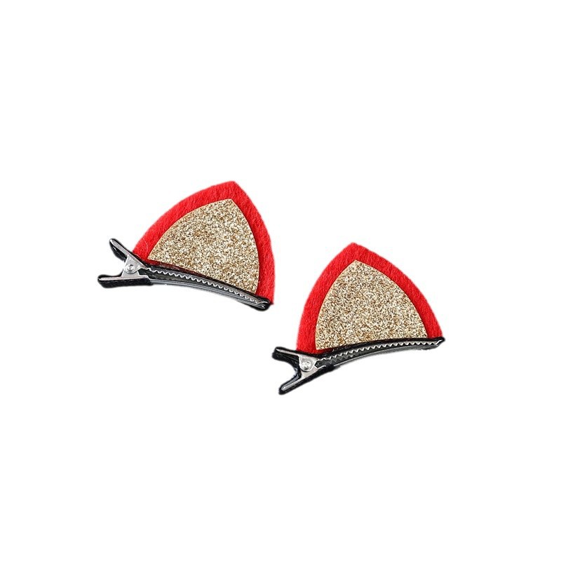 Directo de fábrica estilo Coreano con lentejuelas orejas de gato horquilla niños adultos venta lindo tocado accesorios para el cabello Holiday Dress Up