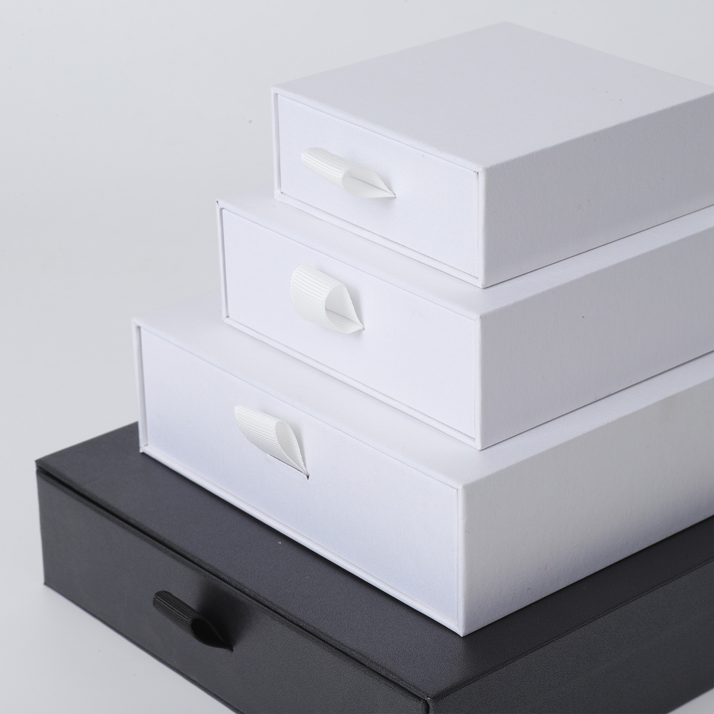Caja para Joyas y Anillos Tipo Cajón de Papel Especial para Empaque de Joyas