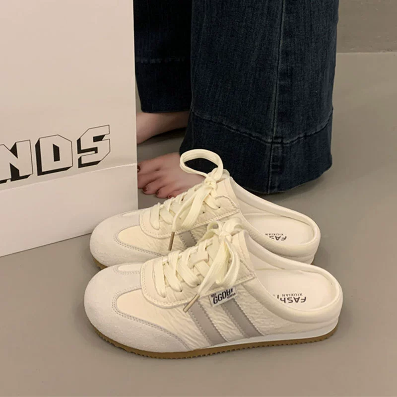 Женские летние открытые шлепанцы 2025 новые модные слипоны лоферы повседневная обувь