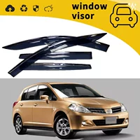 Подходит для 11 Nissan TIIDA HBK, дождевики на двери автомобиля, дождевики на окнах, дождевики и дождевики для модификации и украшения.
