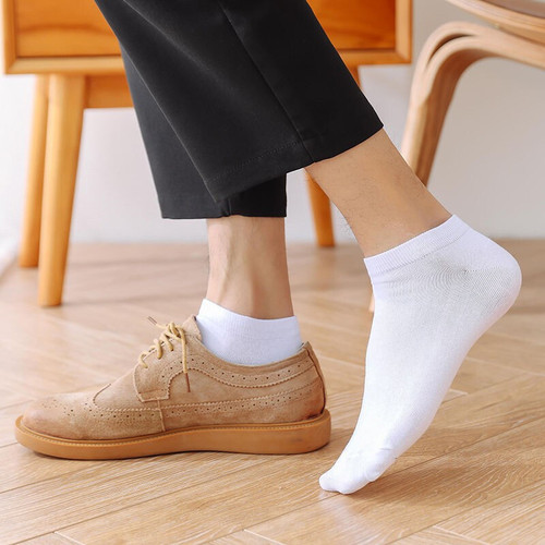 Disposable cotton socks for men and women, black and white, gray socks, no-wash, deodorant, sweat-absorbent, summer thin foot bath boat socks