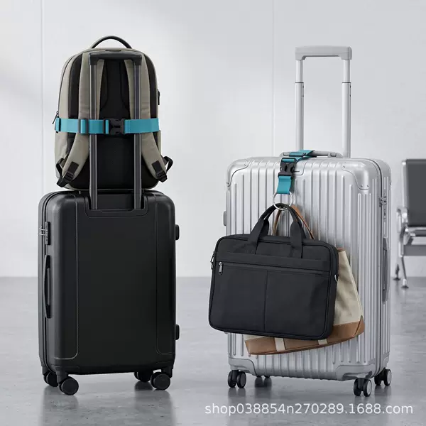 Luggage strap, travel suitcase cover strap, adjustable fastening strap, trolley bag buckle strap, backpack strap