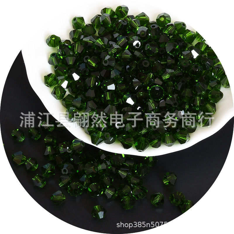 3-8mmAAAA水晶菱形珠精品水晶ガラス珠二頭尖珠DIY珠散珠アクセサリー部品