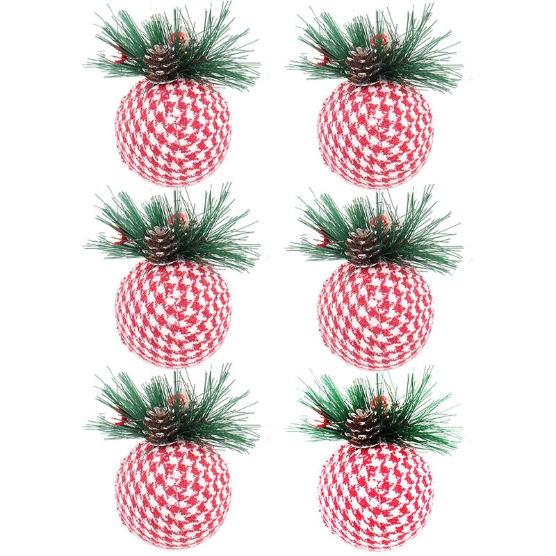 Елочные подвески для украшения, пенопластовые шарики, 6 см и 8 см, assorted styles