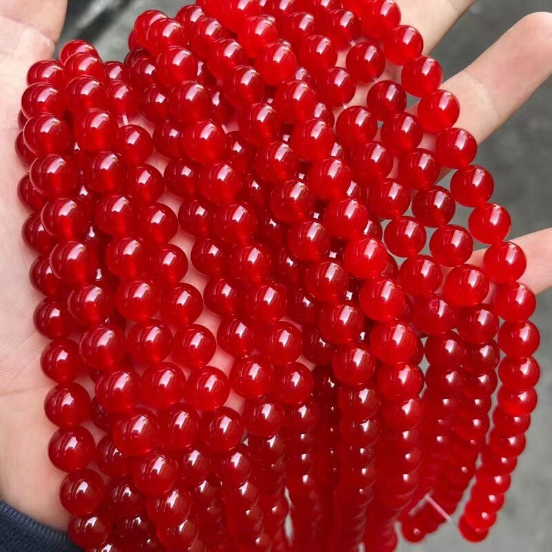 大紅玉髄瑪瑙紅玉散珠半製品diyアクセサリーブレスレットメーカー直売卸売り水晶|undefined
