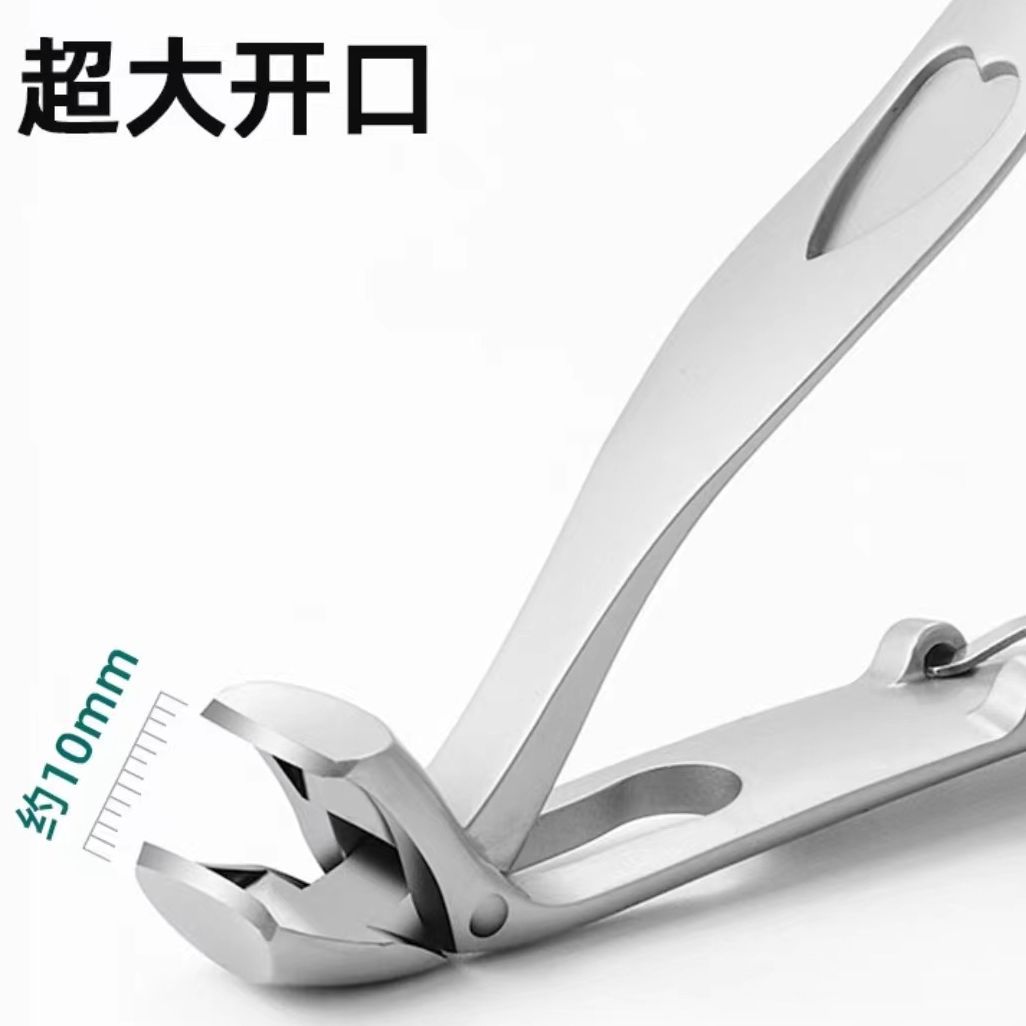 Nuevo codo cortaúñas de acero inoxidable polvo Die Casting cortaúñas gran apertura agarre cortaúñas traje