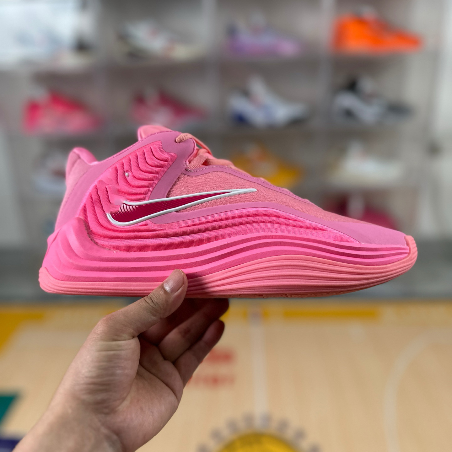 Zapatillas de Baloncesto para Entrenamiento Freak 7 de Cuero y Caucho Transpirables Antitorsión