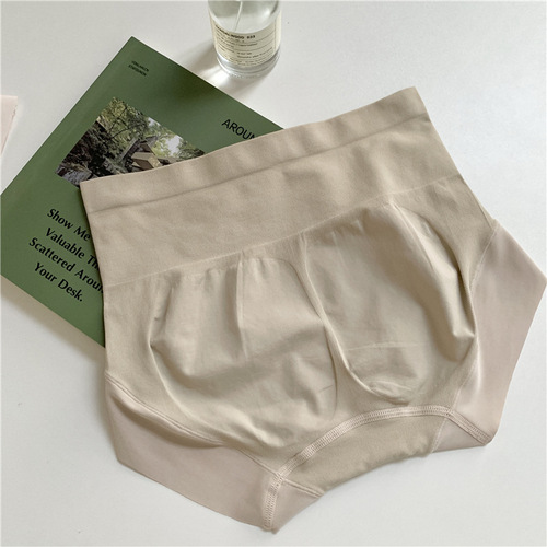 High-definition girdle underwear for women, tummy control, butt lift, seamless tummy control, seamless breathable mid-waist briefs manufacturer wholesale