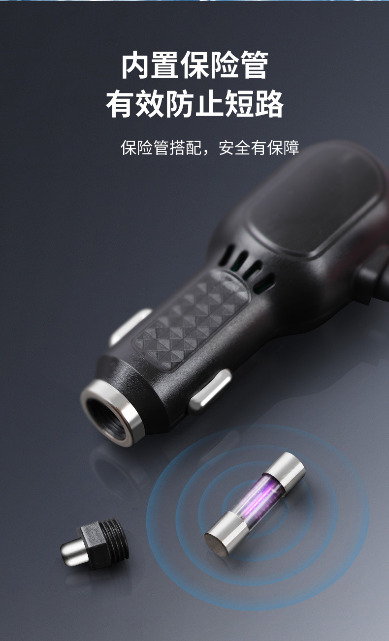 Car USB Charger Cigarette Lighter Dashcam Power Cable Voltage Reducer Cable 3.5m