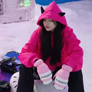 New Style Ski Clothing for Women, Winter Outdoor Snowboard and Double Board Ski Jacket for Men, Fleece Warm Waterproof Ski Sweatshirt Equipment