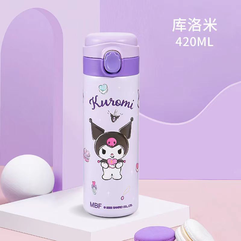 サンリオクロミ保温カップ2023新型コップ女子高颜値携帯保温ポット誕生日プレゼント|undefined