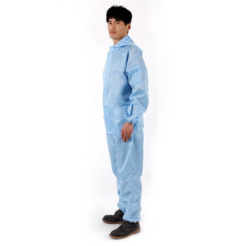 Food and cosmetics factory dust-free clothing, anti-static overalls, anti-static hooded split clean clothing