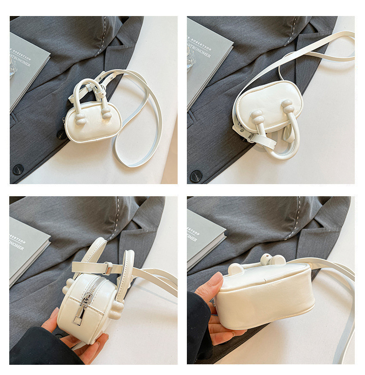2025 New European and American retro handbag, mini pillow bag for women, fashionable crossbody bag, summer lipstick bag for women undefined