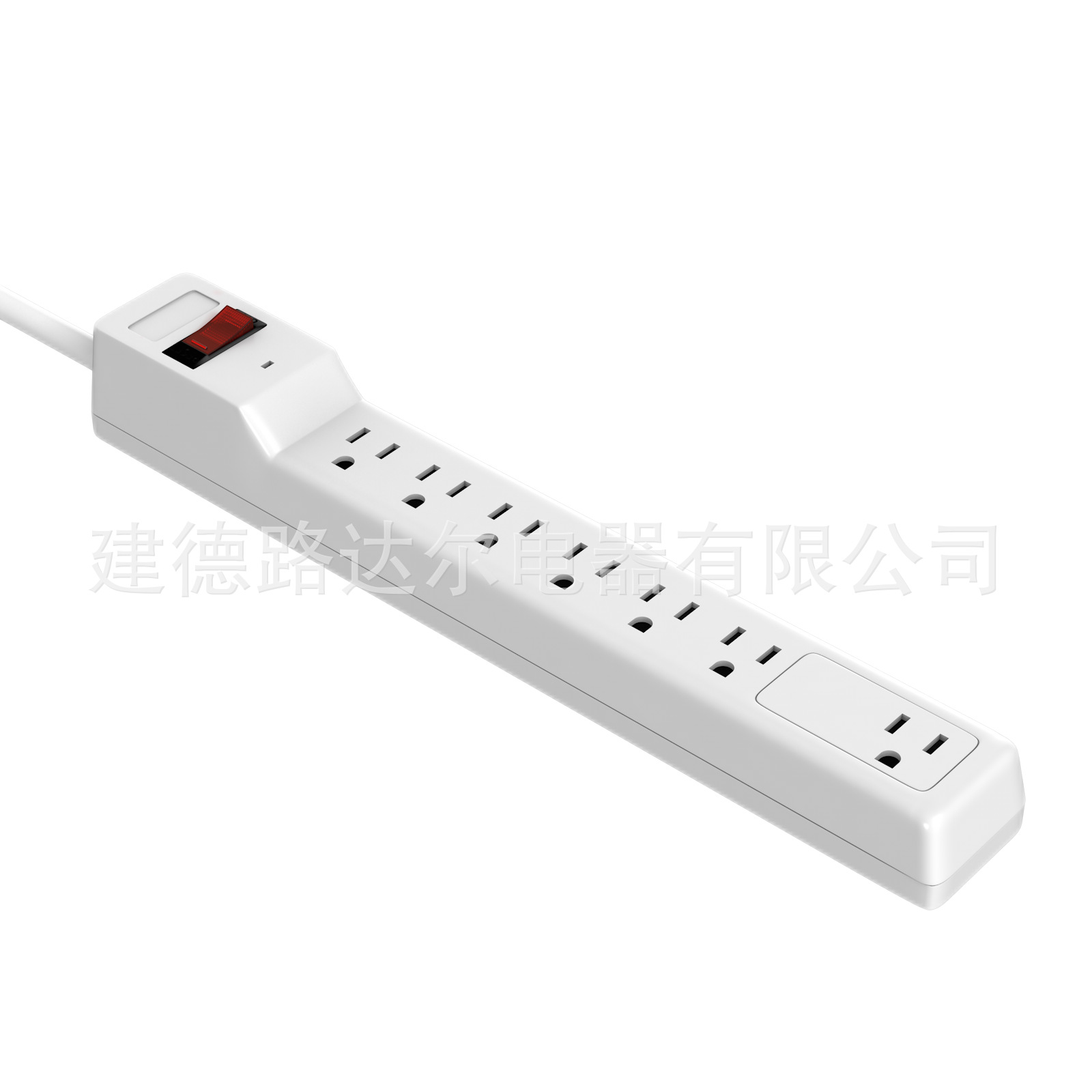 美规拖线板带线开关插座带灯插排多孔全铜排插ETL Power strip