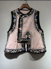 ヨーロッパ商品2025秋新作オリジナルレトロ重工刺繍如意襟国風盤バックル唐装馬甲
