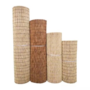Ll Reed Curtain Door Curtain Teahouse Zen Room Roller Curtain Shading Shading Curtain Retro Decoration Wall Curtain Ceiling Decoration