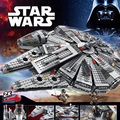 レゴ スター・ウォーズ ミニマレニア・ファルコンと互換性のある難しい男の子向け組み立ておもちゃ