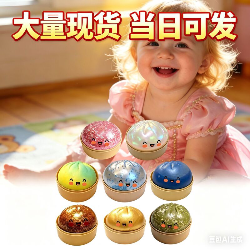 Laser Holographic Cross-Border Hidden Edition Dowmoo Bun Squishy Toy, Realistic Bun Shape, Cute and Fun Stress-Relief Laser Holographic Cross-Border Hidden Edition Dowmoo Bun Squishy Toy, Realistic Bun Shape, Cute and Fun Stress-Relief