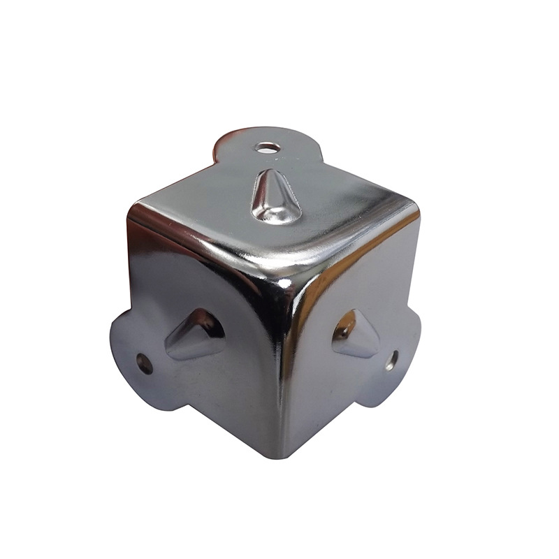 AW caja de madera esquina borde borde tres lados 90 grados esquina de protección de hierro metal esquina de ángulo recto ángulo fijo código de ángulo accesorios de caja de aviación