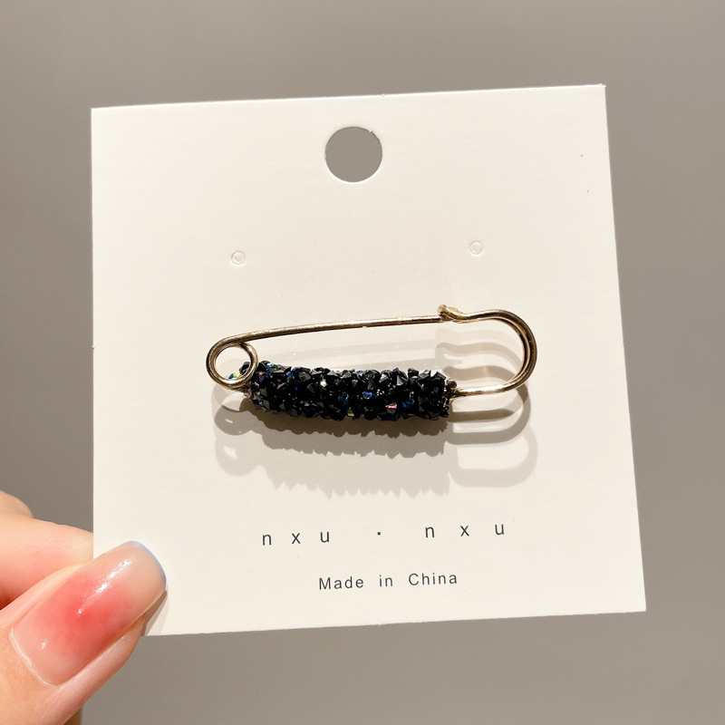 Falda con hebilla de cintura de perlas, circunferencia de cintura grande, cambio de artefacto, hebilla anti-luz, ropa, broche de diseño fijo