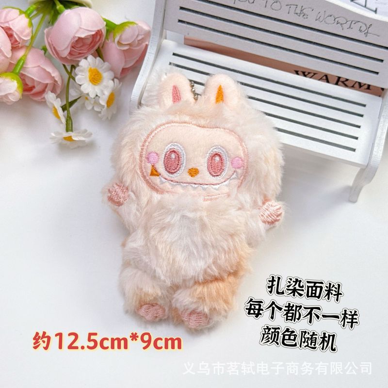 きしむかわいい Labubu ぬいぐるみペンダント labubu 第三世代キーホルダーバッグペンダント小さなギフトアクセサリー|undefined