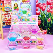 A创意摇一摇滴油摆件亚克力创意液体流沙桌面解 压玩具送礼小礼品