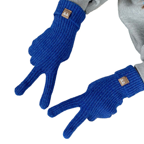  Winter Wool Touchscreen Warm Gloves for Women Korean Style Trendy Versatile Student Cycling Knitted Wool Yarn Gloves Wholesale