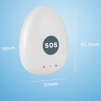 4Ggps Locator for the Elderly and Children to Prevent Loss, One-Click Sos, Two-Way Calling, Wearable Gps Locator (GPS Locator) - 57mm455mm21mm