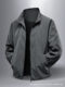 2025 New Spring and Autumn Thin Jacket Men's Vertical Collar Loose Casual Waterproof Windproof Trendy Cross-border Men's Jacket