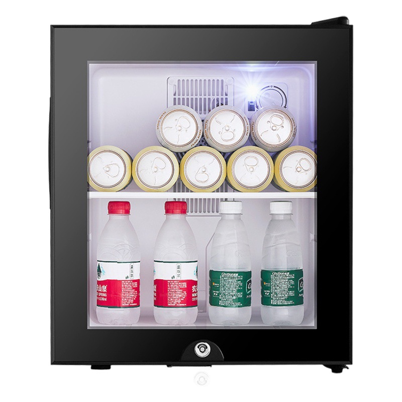 Hotel Small Refrigerator 30L Sample Retention Refrigerator Tea Cabinet Refrigerator Beverage Small Refrigerator Mini Ice Bar Mini Bar