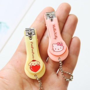 Cute cartoon nail clippers mini portable baby nail clippers large student baby anti-splash nail clippers