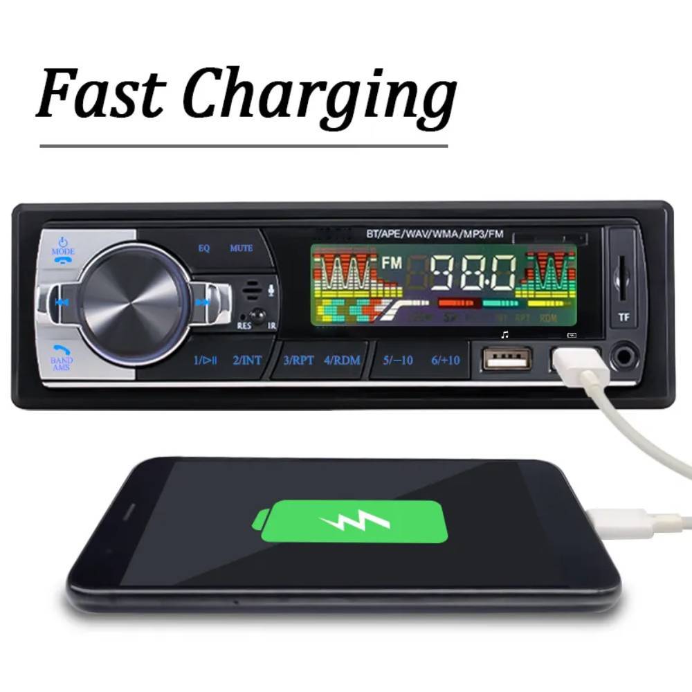 Car Radio 12V/24V Audio System Multifunctional Bluetooth Mp3 Player Replacement for Car Cd Player