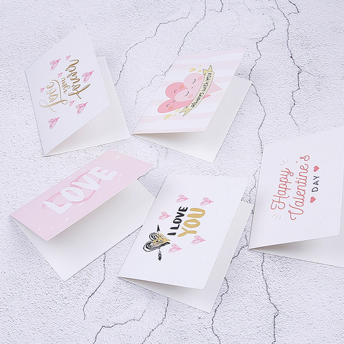 Creative greeting card girl style Amazon Korea creative gift for girlfriend boyfriend Qixi Valentine's Day Teacher's Day