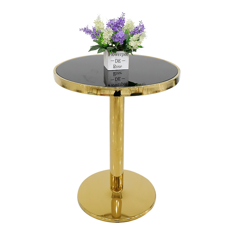 Mesa de café de vidrio mesa de té de lujo ligera sala de estar tabla de roca MDF pegatinas mesa de café de vidrio casero
