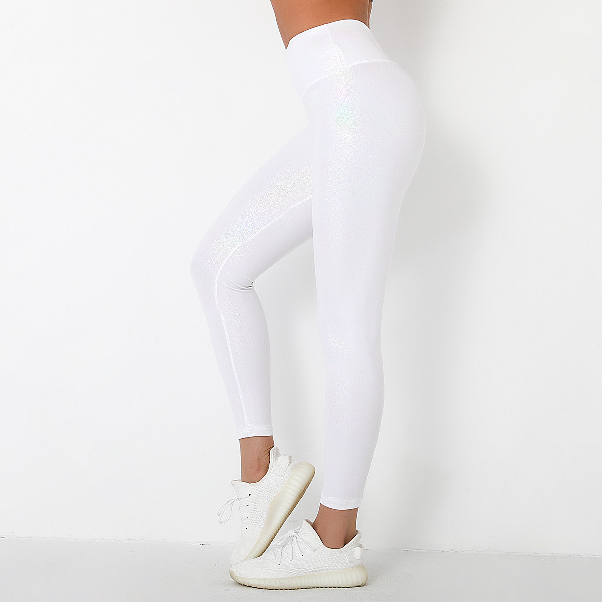 Peach  tight-fitting hip hip fitness pants   NSNS32678