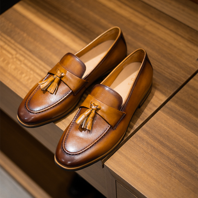 Retro loafers English style