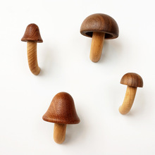 新款木质蘑菇冰箱贴磁性磁铁磁贴文创个性创意吸铁石留言贴
