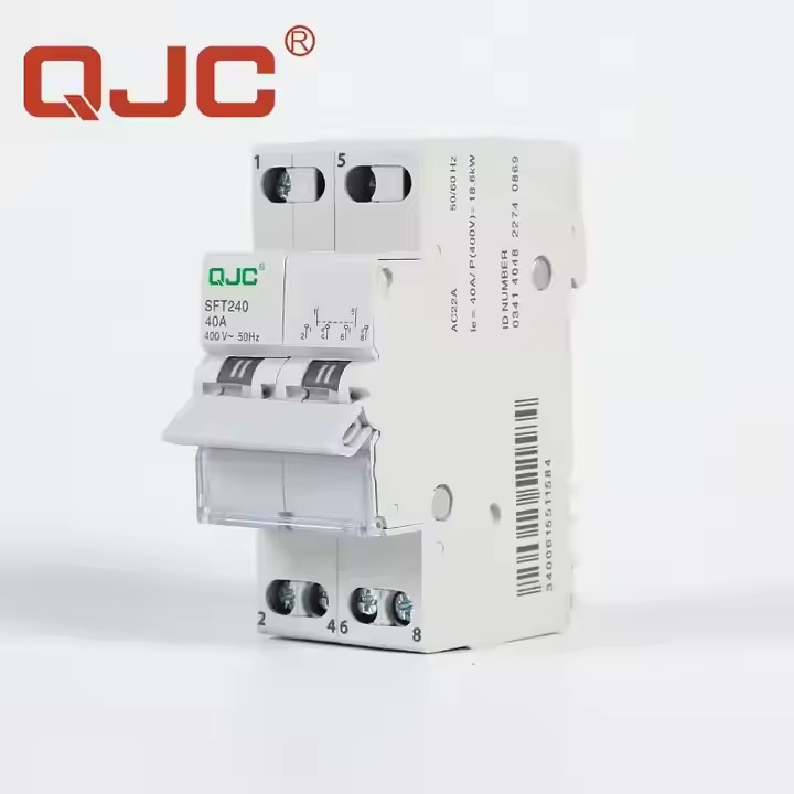 Mini Rail-Mounted Dual Power Isolation Transfer Switch