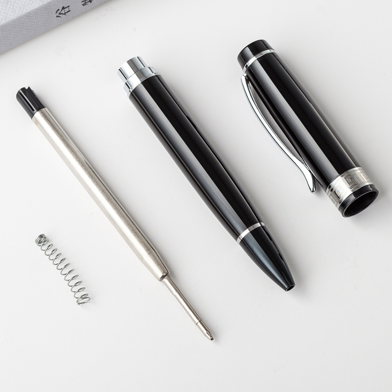 Bolígrafo de firma personal nuevo regalo de metal de negocios para hombres bolígrafo de firma bolígrafo neutro de regalo