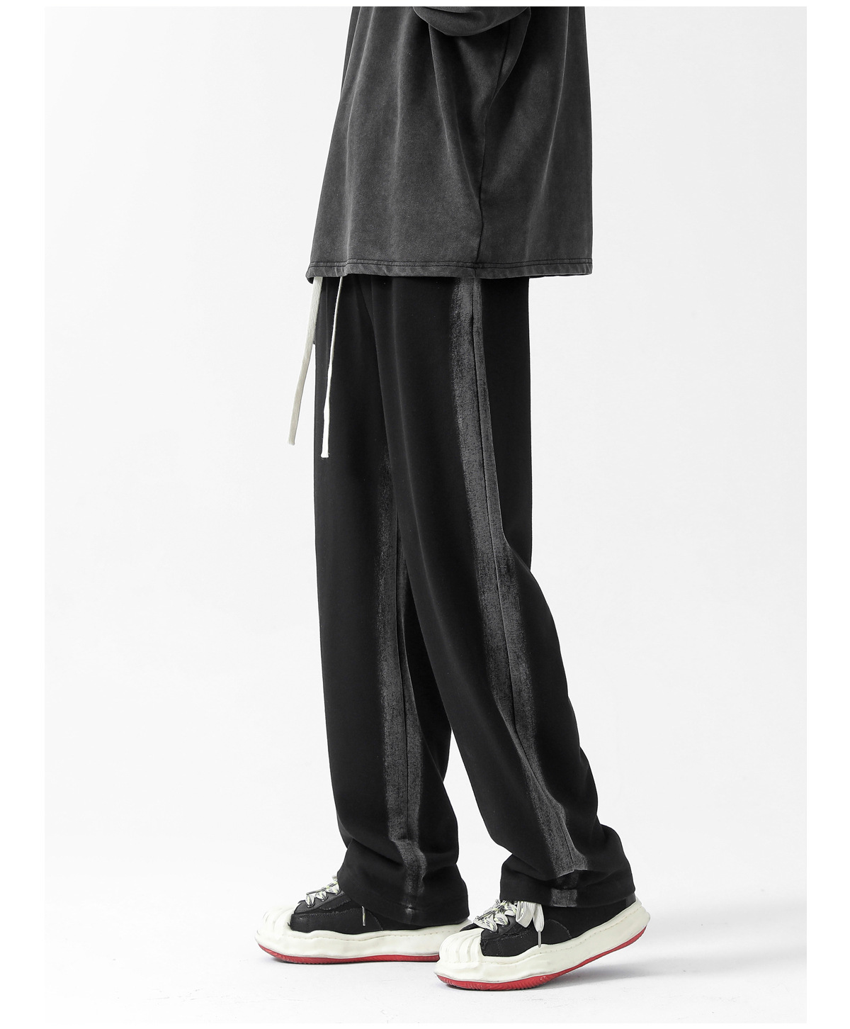 Pantalon de jogging homme décontracté coupe ample droite_voghion.com